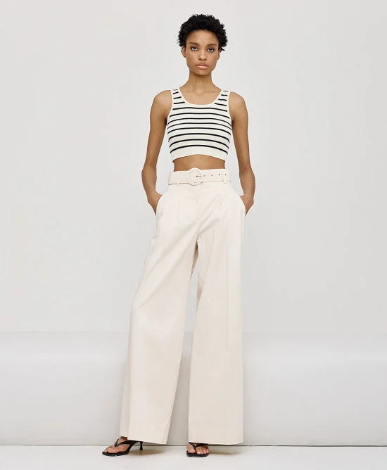 Access Fashion Vanilla Pants With Belt