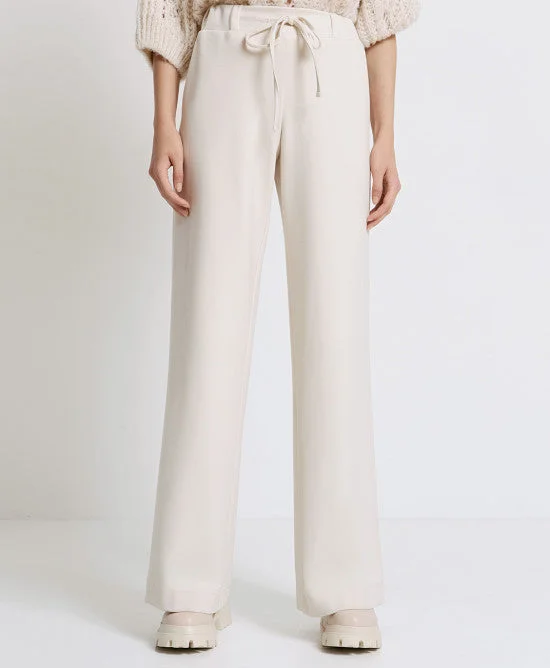 Access Fashion Vanilla Wide Leg Pants With Drawstrings