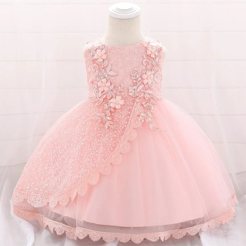 Sequin Tulle Dress (3M-24M) Party Wear Sequin