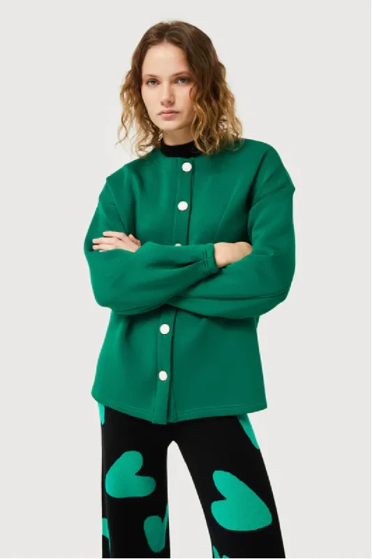 Green neoprene jacket