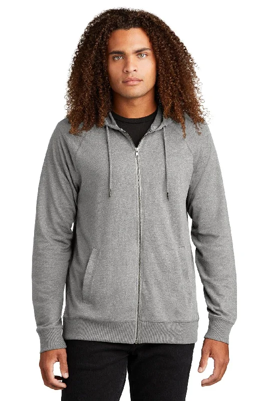 District Featherweight French Terry Full-Zip Hoodie DT573 Cotton Hoodie Sweatshirt