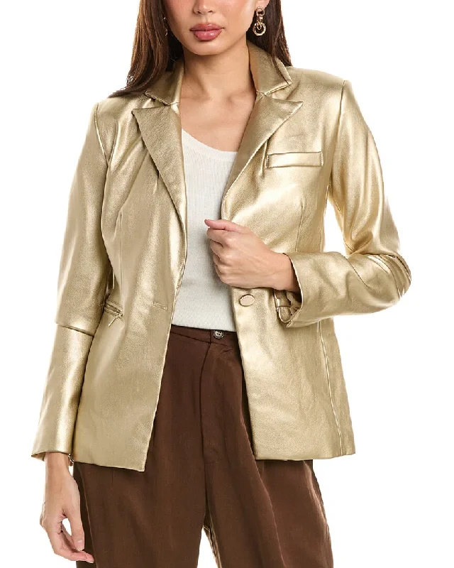 Elie Tahari Metallic Blazer Office Ready Blazer