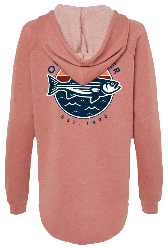 Ladies Wave Wash Hoodie Women’s Hoodie Pullover