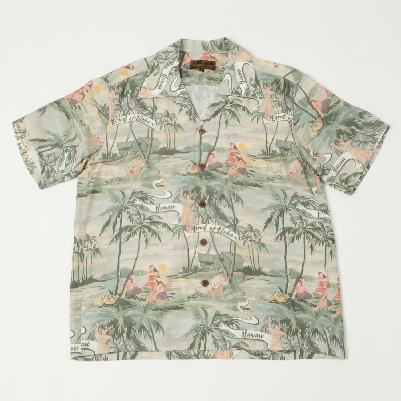 Micky Oye 'Land of Aloha' Aloha Shirt - Shadow