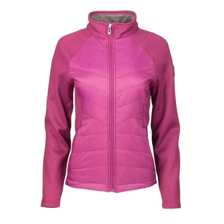 New Spyder Women's Nova Full-Zip Hybrid Jacket - Dark Raspberry  Size M MSP$149