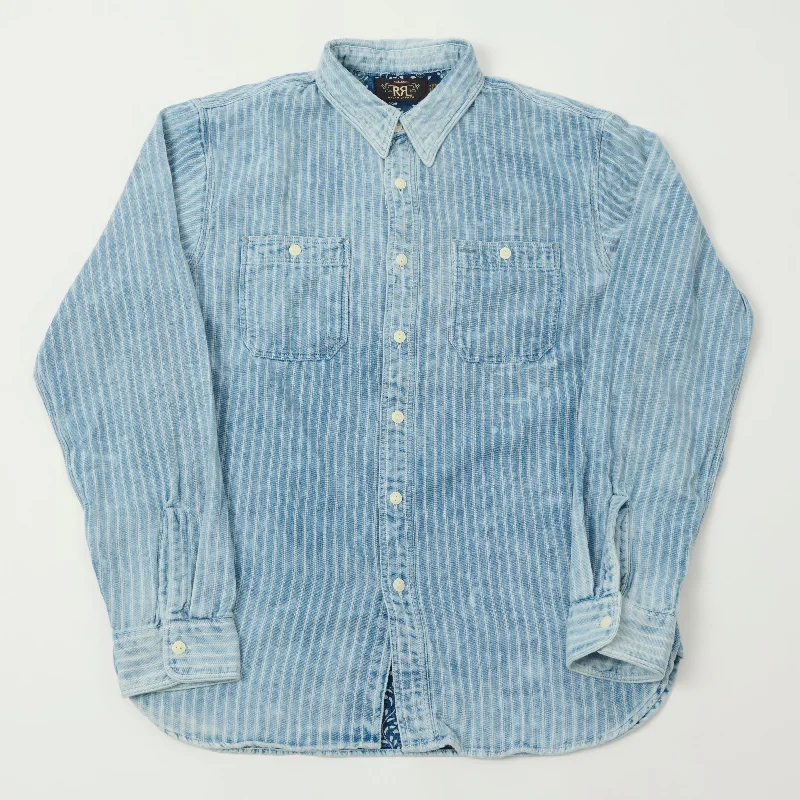 RRL Striped Double-Faced Workshirt - Indigo