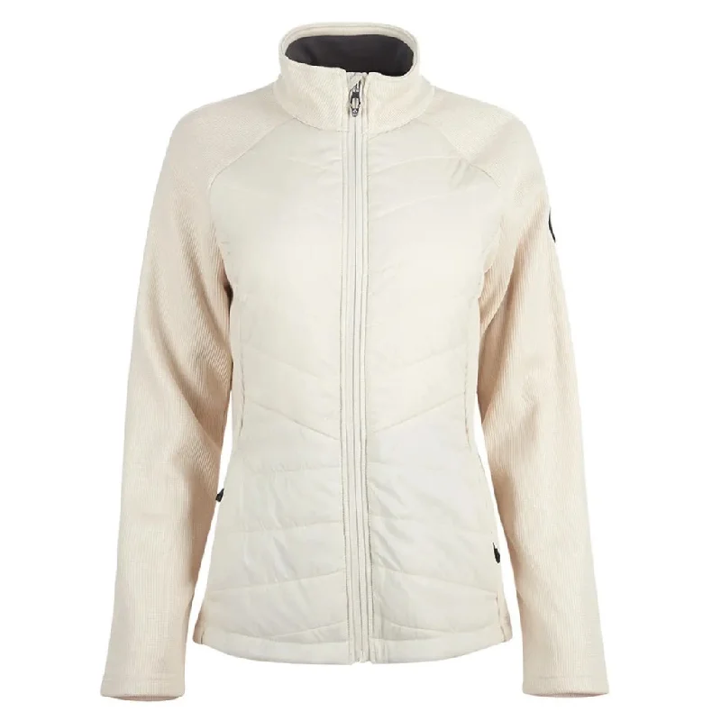 New Women's Spyder Nova Full-Zip Hybrid Jacket - Moonbeam Size L MSP$149