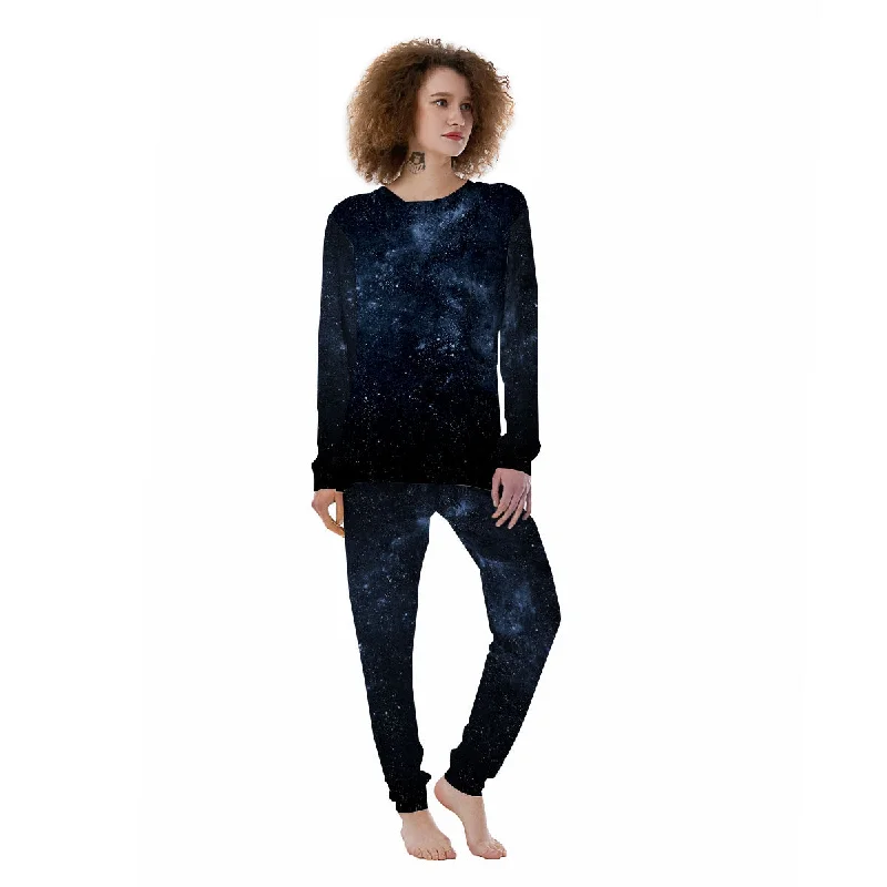 Pajama sets under $50Galaxy Outer Space Dark Universe Print Women's Pajamas Pajama sets under $50