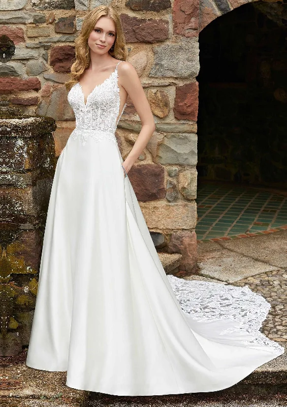 Sheath wedding dressesBlu by Morilee Darcy Wedding Dress Strapless Wedding Gown