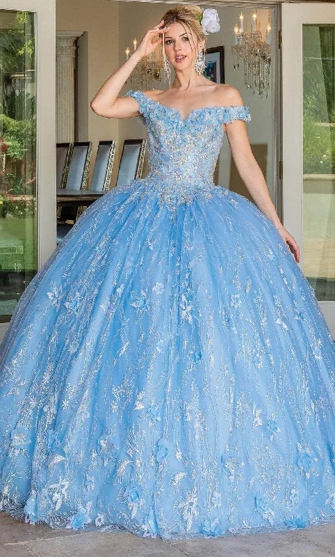 Engagement party dressesDancing Queen 1694 - Floral Ornate Quinceanera Ballgown Graduation party dresses