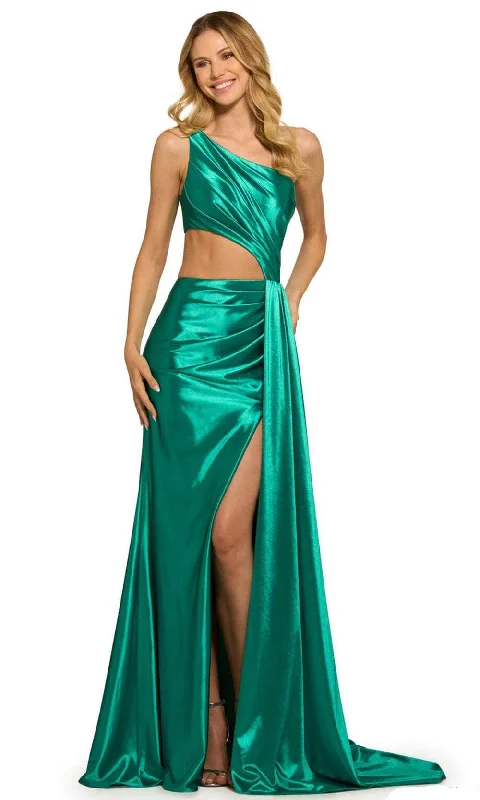 Street style party dressesSherri Hill 55537 - One Shoulder Cutout Evening Gown Glamorous party dresses