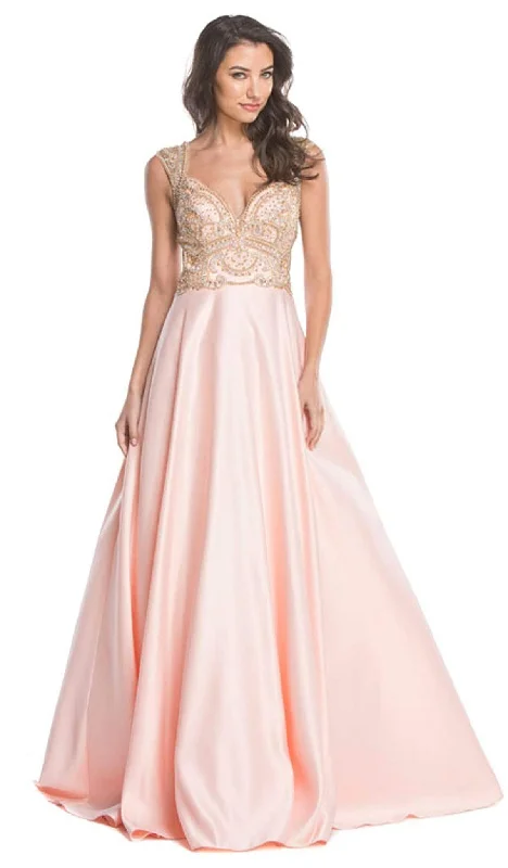 Cocktail party dressesTrevi Collection - Embellished Sweetheart Neckline Ballgown Birthday party dresses