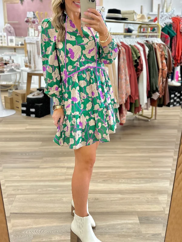 Best floral dresses for petitesJoy Joy-Green Floral Dress Best floral dresses for petites