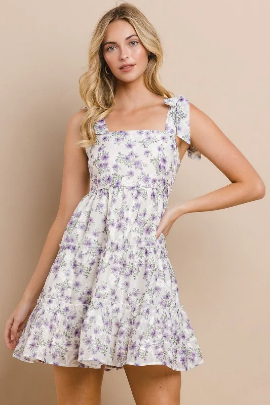 Wedding floral dressesLavender Floral Dress Wedding floral dresses