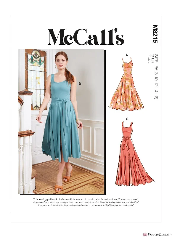 Cute floral print summer dressesMcCall's Pattern M8209 Misses' & Women's Dresses & Jumpsuit Cute floral print summer dresses