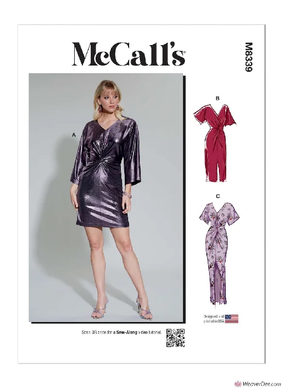 Floral dresses under $50McCall's Pattern M8339 Misses' Knit Dress Floral dresses under $50