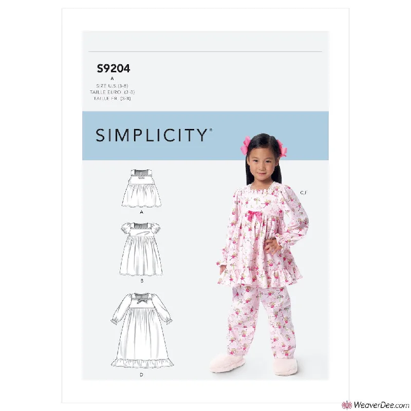 Floral dresses under $100Simplicity Pattern S9204 Children's/Girls' Gathered Tops, Dresses, Gown & Pants Floral dresses under $100