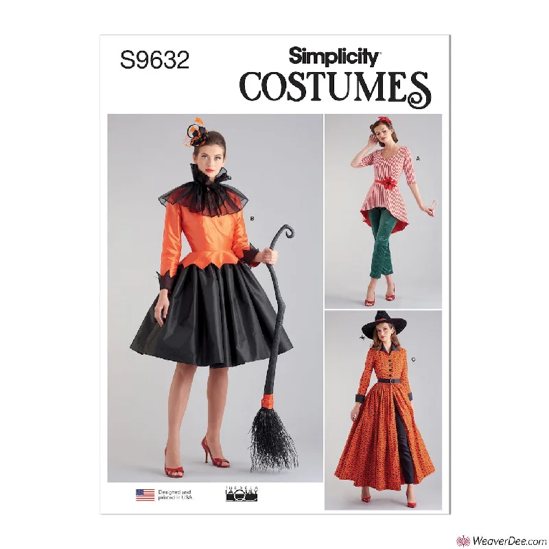 Knitted floral dressesSimplicity Pattern S9632 Misses' Costumes - Retro Halloween Knitted floral dresses