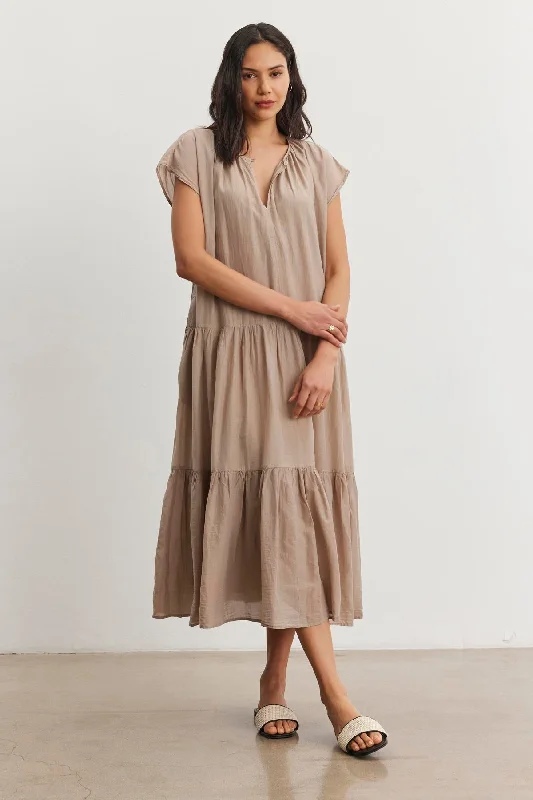 Metallic unclassified dressesADA SILK COTTON VOILE DRESS Metallic unclassified dresses