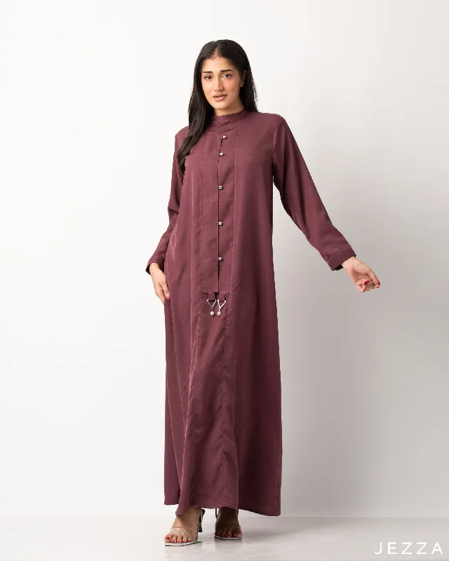 Discounted unclassified dressesAnkle Length Polyester Dress With Decorative Button 54842 Discounted unclassified dresses