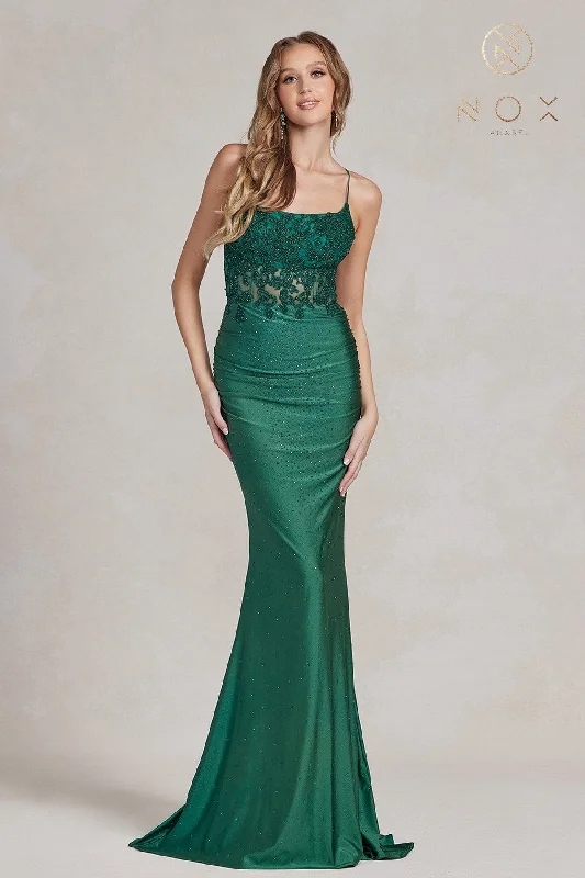 Anniversary unclassified dressesEmbroidered Corset Mermaid Gown by Nox Anabel E1186 Anniversary unclassified dresses