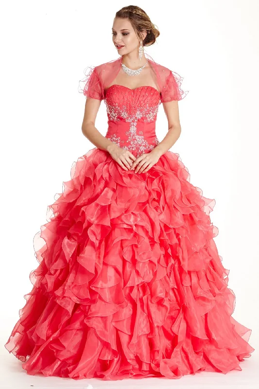 Elegant evening unclassified dressesAspeed Design -LH063 Ruffled Quinceanera Ball Gown Elegant evening unclassified dresses