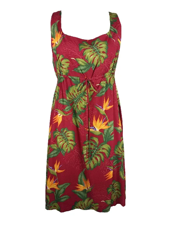 Boho unclassified dressesBird of Paradise Beauty Women's Empire Tie Front Hawaiian Dress (Regular Fit) Boho unclassified dresses