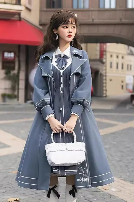 High-end unclassified dressesBlue Book of Lies Sweet College Style Elegant Lolita Jsk Dress High-end unclassified dresses