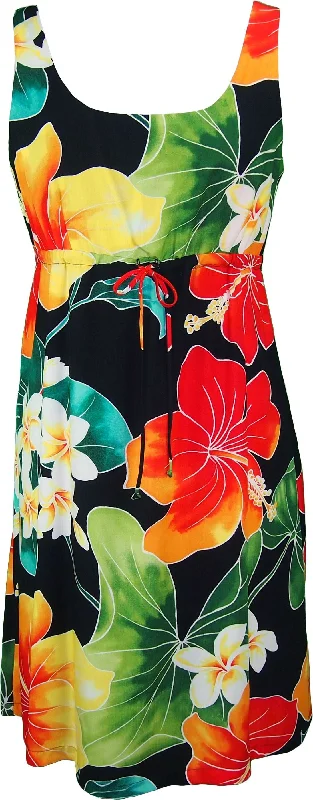 Affordable unclassified dressesBold Hibiscus Plumeria Women's Empire Tie Front Hawaiian Dress (Regular Fit) Affordable unclassified dresses