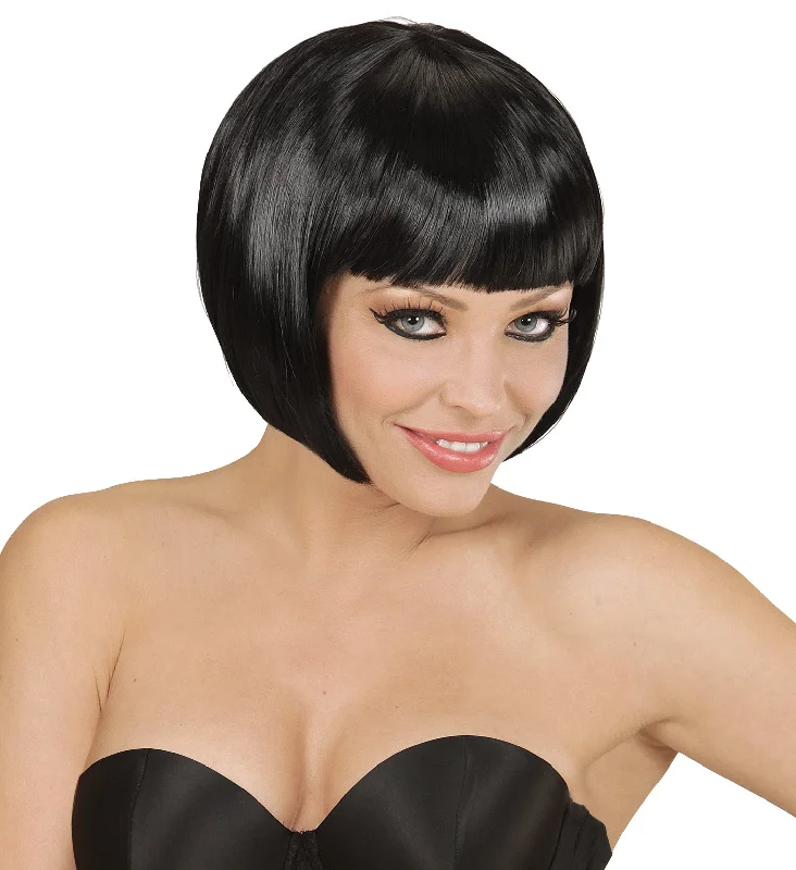 Short unclassified dressesChanel Wig Black Short unclassified dresses