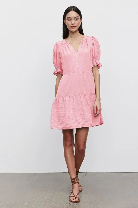 Popular unclassified dressesCLARISSA COTTON GAUZE TIERED DRESS Popular unclassified dresses