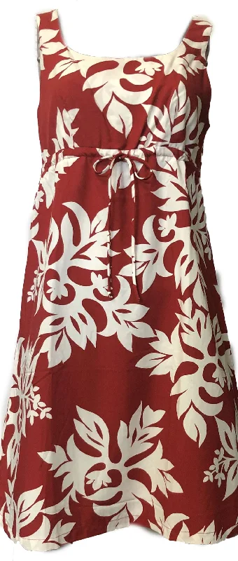 Sleeveless unclassified dressesClassic Hawaiian Quilt Women's Empire Tie Front Hawaiian Dress (Regular Fit) Sleeveless unclassified dresses