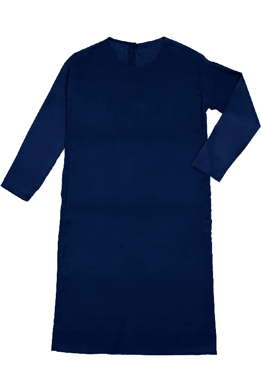 Cotton unclassified dressesDALES - Navy Cotton unclassified dresses