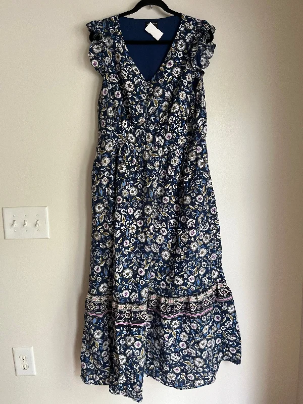 Printed unclassified dressesDress Work By Lane Bryant In Blue, Size: L Printed unclassified dresses