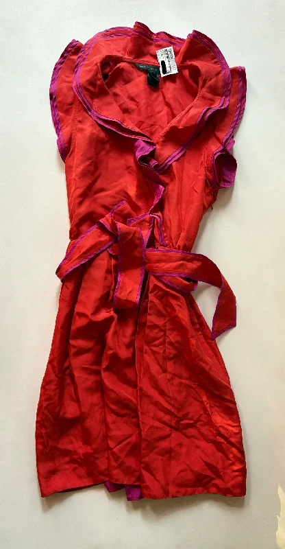 Halter unclassified dressesDress Work By Marc By Marc Jacobs In Orange & Pink, Size: Xs Halter unclassified dresses