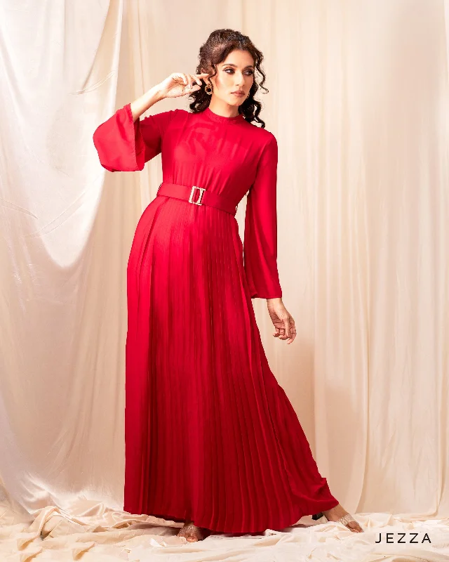 Chic unclassified dressesElegant Pleated Polyester Dress 52812 Chic unclassified dresses