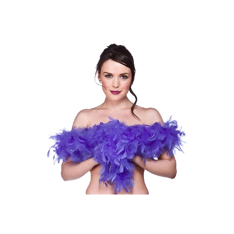 Ruffled unclassified dressesFeather Boa -Royal Blue Ruffled unclassified dresses