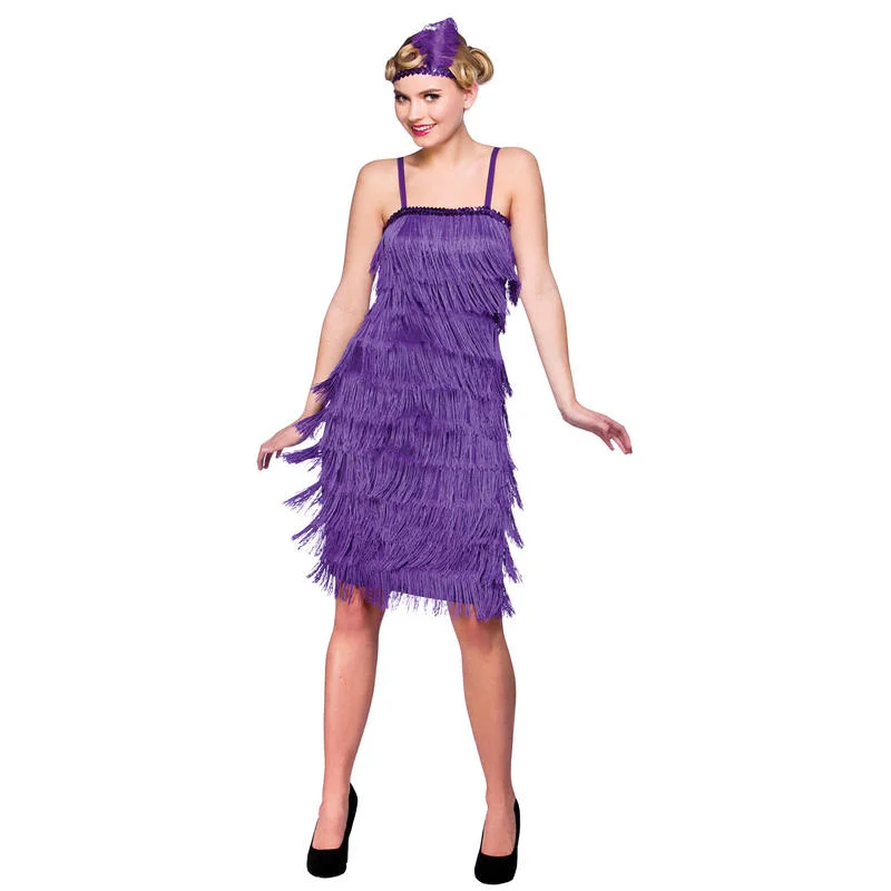 Beaded unclassified dressesJazzy Flapper Purple Costume Beaded unclassified dresses