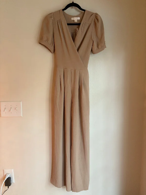 Metallic unclassified dressesJumpsuit By Monteau In Tan, Size: M Metallic unclassified dresses