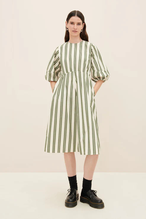 Wrap unclassified dressesKowtow Joan Dress - Forest Stripe Wrap unclassified dresses