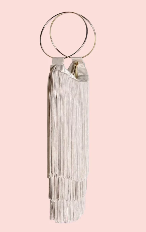 Ruched unclassified dressesLola Fringe Bag - Champagne Ruched unclassified dresses