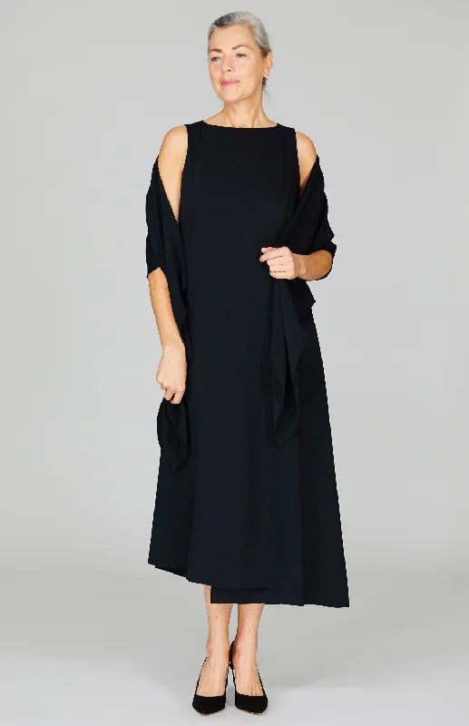 Fall unclassified dressesLustrous Crepe Wrap Fall unclassified dresses