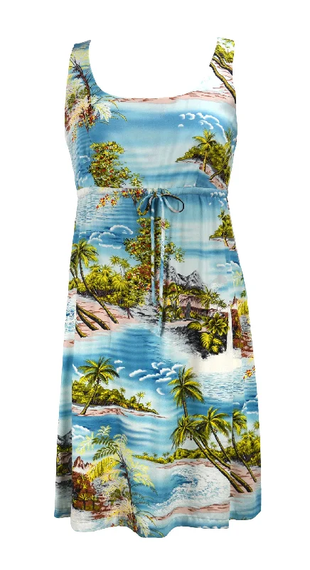 Petite unclassified dressesParadise Island Surf Women's Empire Tie Front Hawaiian Dress (Generous Fit) Petite unclassified dresses