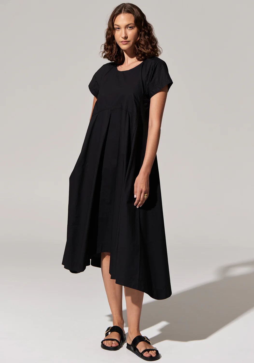 Office unclassified dressesPol Harlyn Tulip Dress - Black Office unclassified dresses