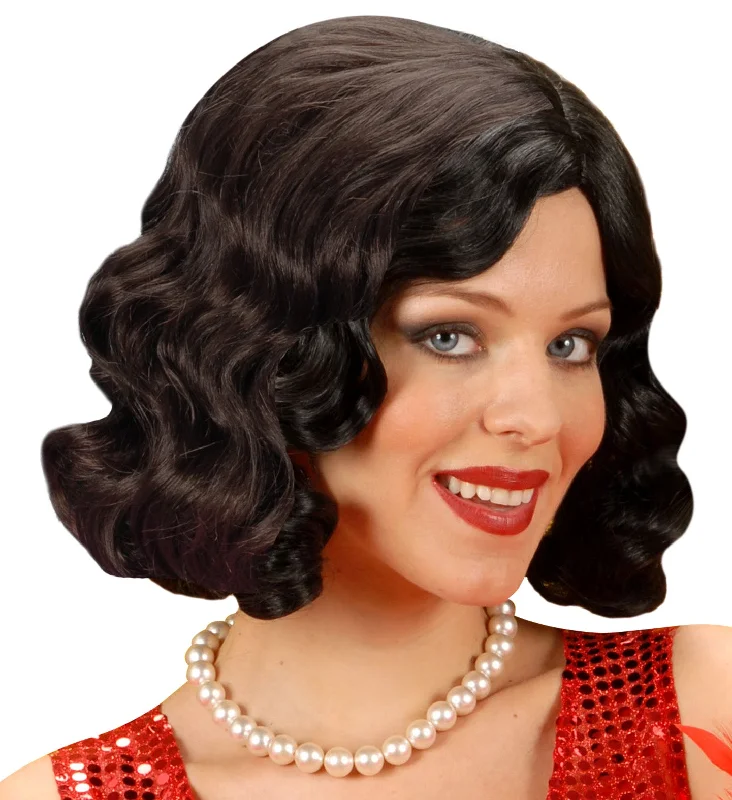 Budget-friendly unclassified dressesRoaring 20's Black Wig Budget-friendly unclassified dresses