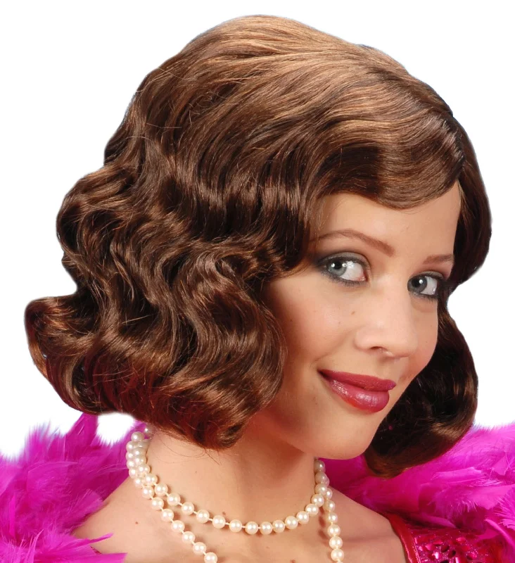 Stretchy unclassified dressesRoaring 20's Brown Wig Stretchy unclassified dresses