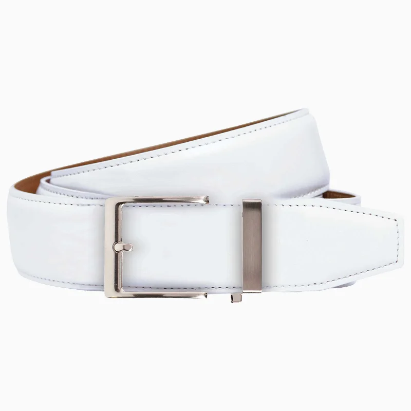 Beach unclassified dressesSmooth White Dress Ratchet Belt 1.575" Strap [40mm] Beach unclassified dresses