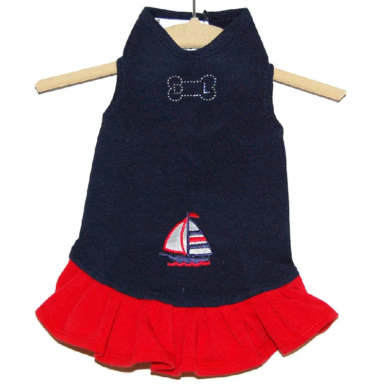 Anniversary unclassified dresses305D Daisy & Lucy Anchors Away Flounce Dress - Little Boat Anniversary unclassified dresses