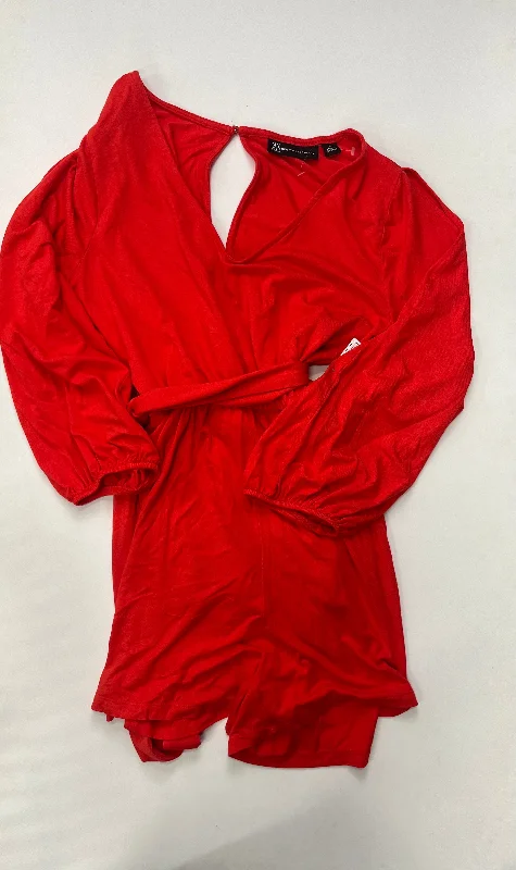 Cocktail unclassified dressesRed Romper New York And Co, Size S Cocktail unclassified dresses