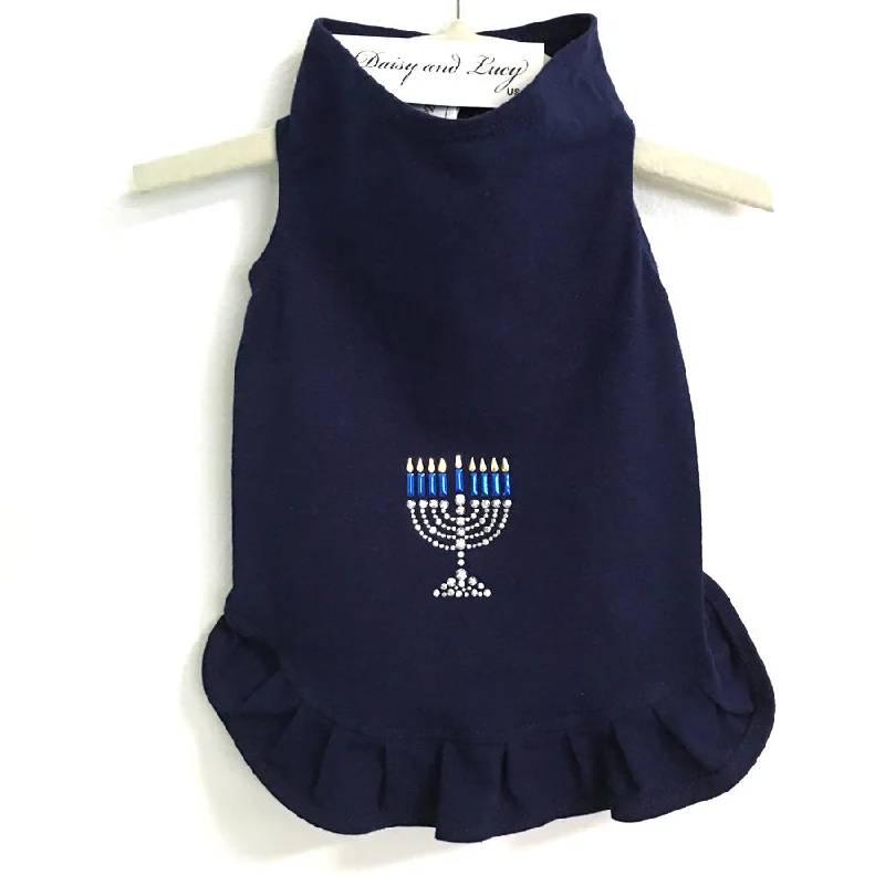 Denim unclassified dresses344D Daisy & Lucy Studded Menorah Dress Denim unclassified dresses